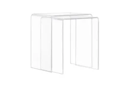 Acrylic Nesting Tables Set Of 2