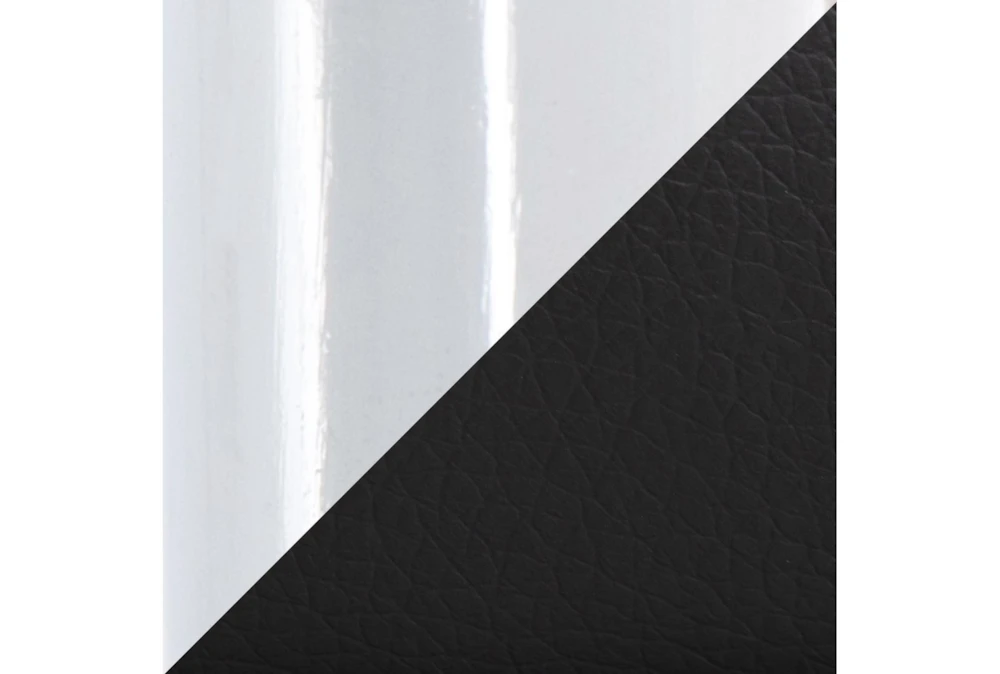 48" Black Faux Leather + Gold Metal Legs - Image 7