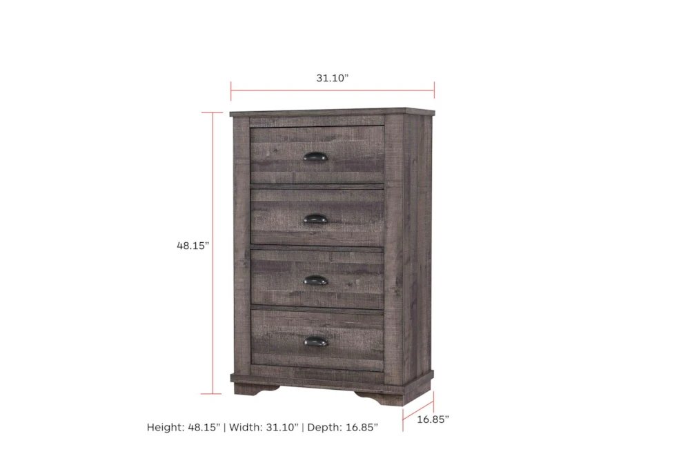 Cora Grey Chest Of Drawers - Image 2