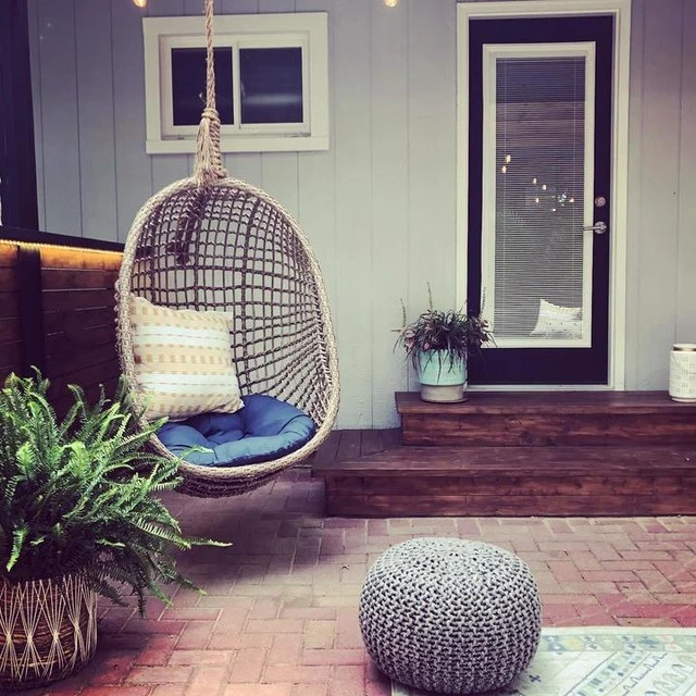 Pouf- Charcoal Jute - Image 5