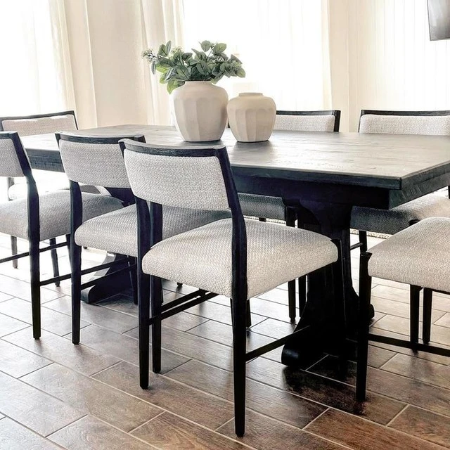 Valencia 72-90" Extension Trestle Dining Table - Image 6